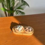 اردو دو خانه گرد پیاله‌دار بامبو