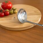 ملاقه استیل دسته چوبی - تصویر 2