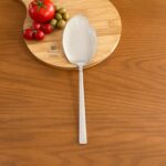 کفگیر استیل دسته مربع