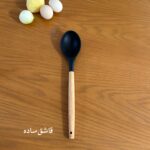 کفگیر و ملاقه سیلیکونی دسته چوب - تصویر 11