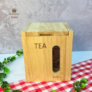 سطل چای چوبی