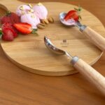 اسکوپ استیل دسته چوبی - تصویر 2