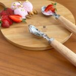 اسکوپ استیل دسته چوبی - تصویر 4