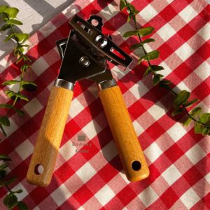 درب بازکن استیل دسته چوبی