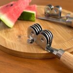 چاقو تیزکن استیل دسته چوبی