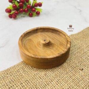 جای عود چوبی گرد