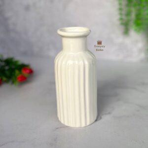 گلدان سرامیکی سفید