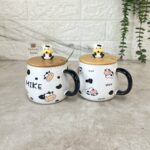 ماگ درب بامبو گاو