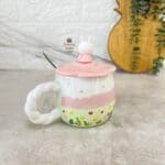 لیوان صورتی طرح حیوانات