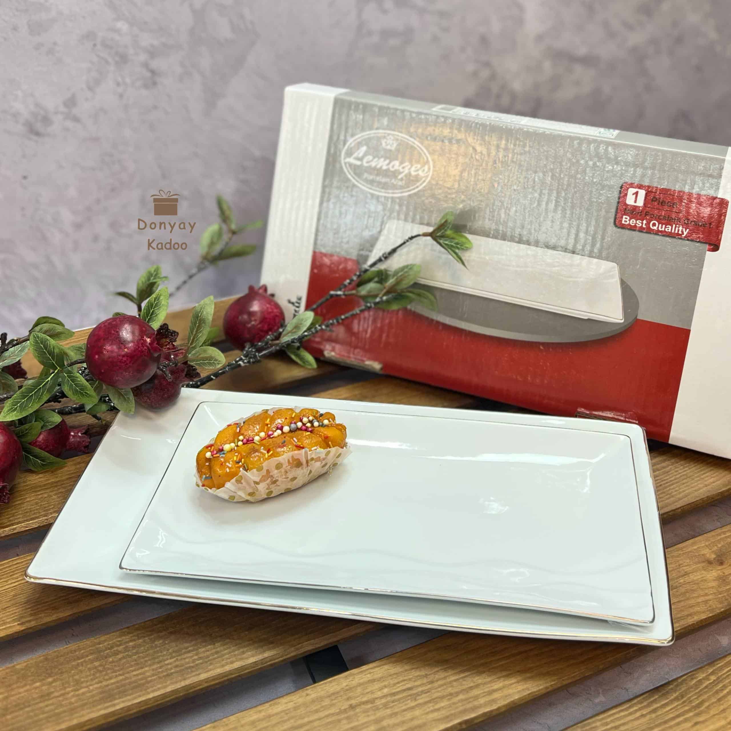 دیس مستطیل چینی لمون دیس مستطیل چینی لمون - تصویر 1