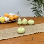 شمع کدو پاییزی سبز - تصویر 2